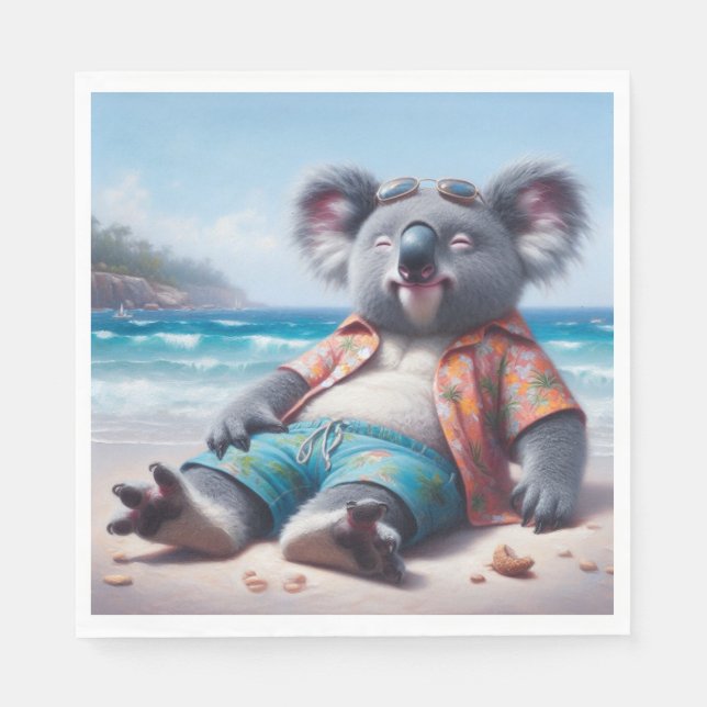 Koala Beach Pappersservett (Framsidan)