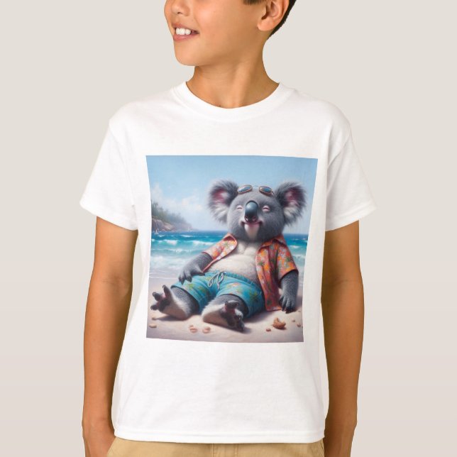 Koala Beach T Shirt (Framsida)