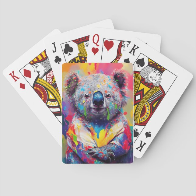 Koala Bear Animal Discovery Äventyr Natature Casinokort (Baksidan)