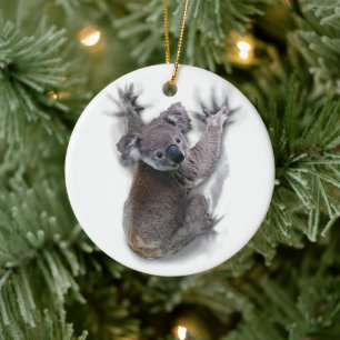 Koala Bear Animal Graphic Gifts for Koala Älskare Julgransprydnad Keramik