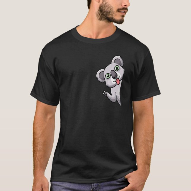 Koala Bear Animals från Side Manar Women Småbarn K T Shirt (Framsida)