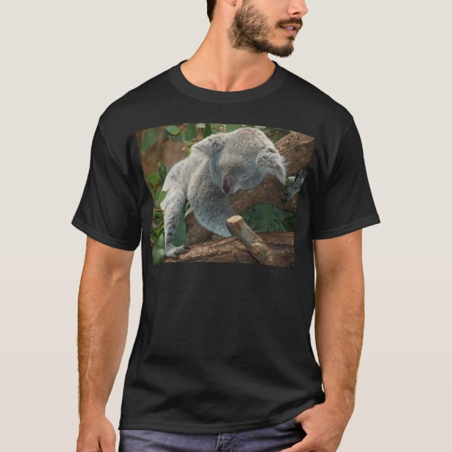 Koala Bear Aussi Safari Peace Kärlek Nature Destin T-shirt (Framsida)