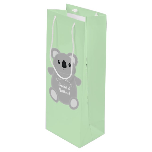 Koala Bear Baby Shower (Framsidan Vinklad)