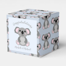 Koala Bear Baby Shower Blue