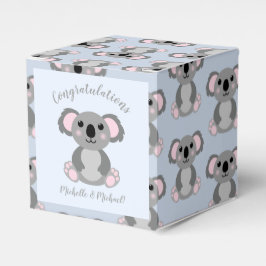 Koala Bear Baby Shower Blue Presentaskar