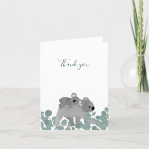 Koala Bear Baby Shower Tack Kort