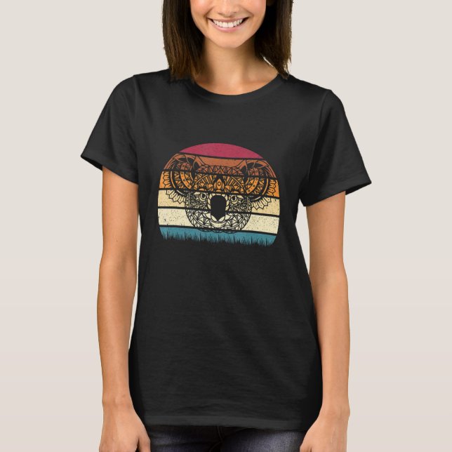 Koala Bear Backpacker Australia Koala T Shirt (Framsida)