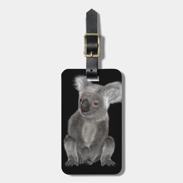 Koala Bear Bagagebricka (Vertikal Framsida)