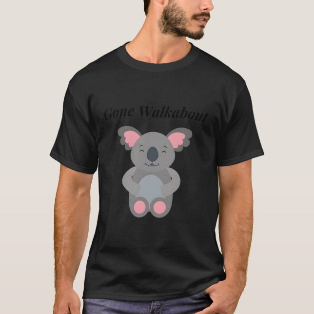 Koala Bear Borta Walkabout for and T Shirt (Framsida)