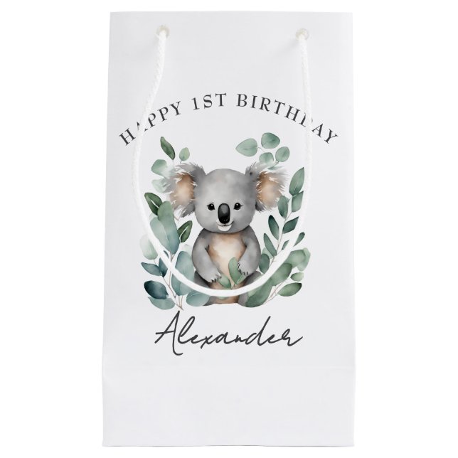 Koala Bear Boys 1:a födelsedagen Party (Framsidan)