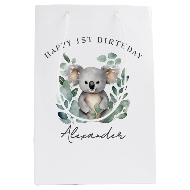 Koala Bear Boys 1:a födelsedagen Party (Framsidan)