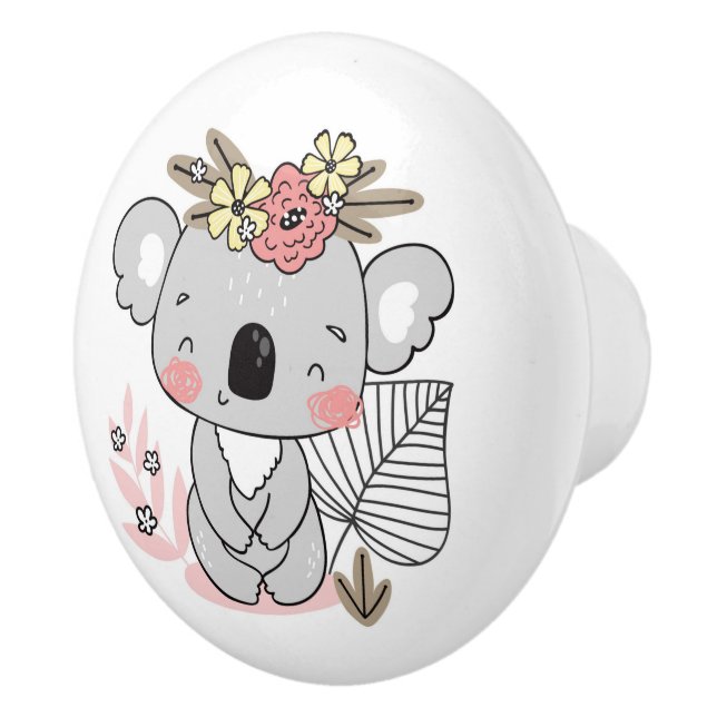 Koala Bear Ceramic Knob Knopp (Höger)