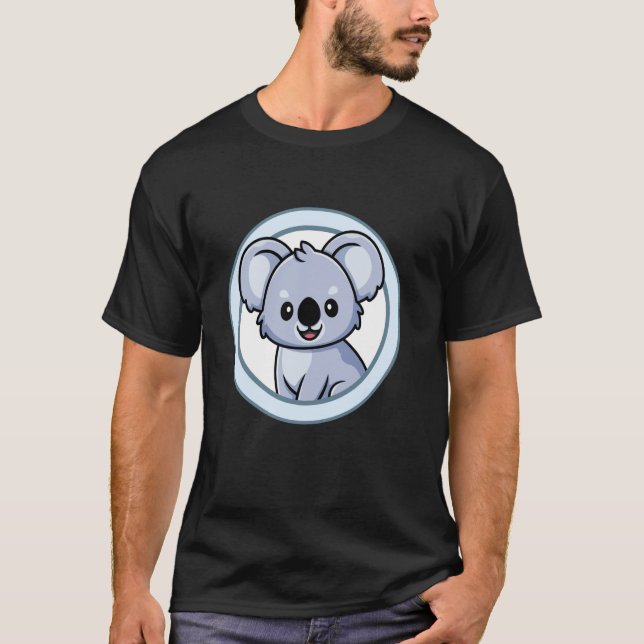 Koala Bear Cute Adorable Kawaii Bears Animals T Shirt (Framsida)