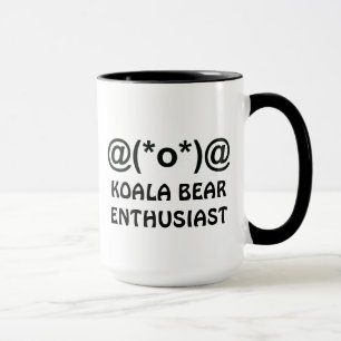 Koala Bear Enthusiast Ringer Mugg