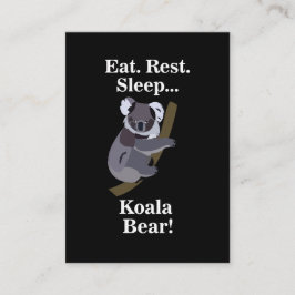 Koala Bear Funny Visitkort