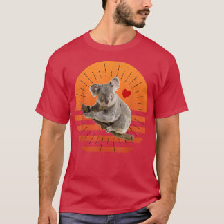 Koala Bear Gifts Retro Sunset Animal Lover Koala 1 T Shirt