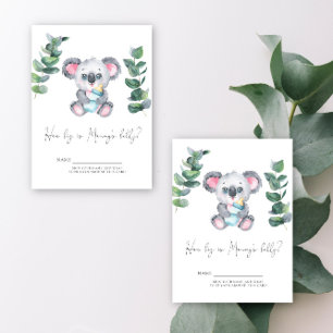 Koala Bear Hur stor är mamma Bbelly? Tilläggskort