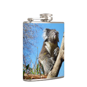 Koala Bear in Old Träd, höftkolv Fickplunta