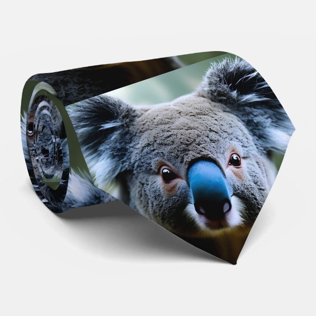 Koala Bear Kärlek A Selfie, Neck Tie Slips (Rullad)