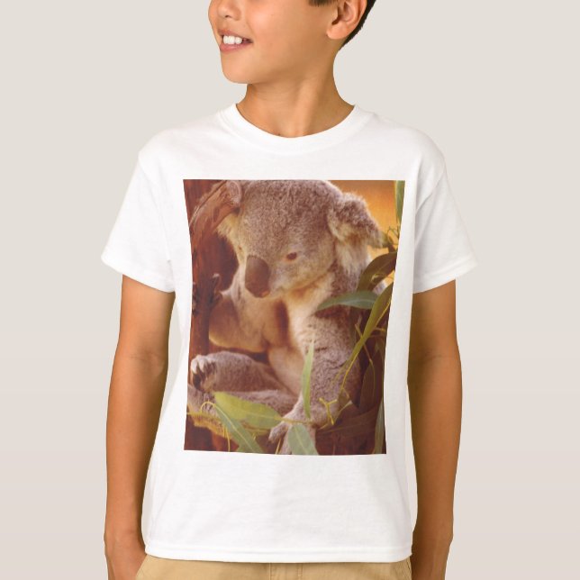 Koala Bear Kärlek Tee Shirt (Framsida)