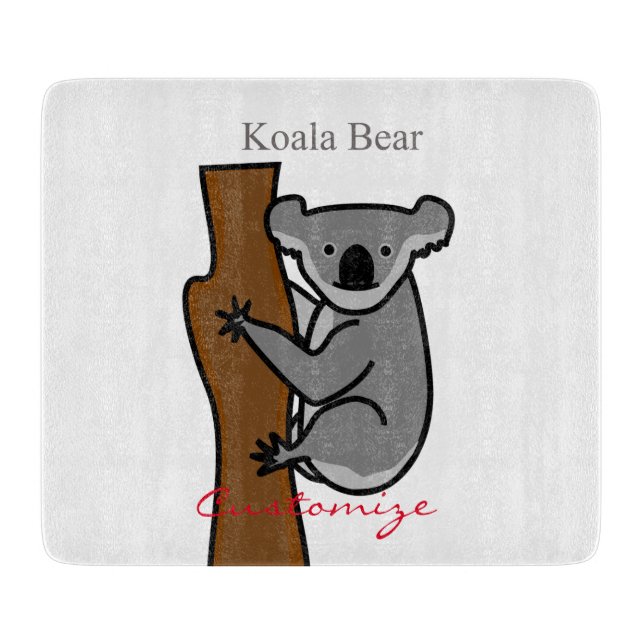 Koala Bear klättrande Träd Thunder_Cove (Framsidan)