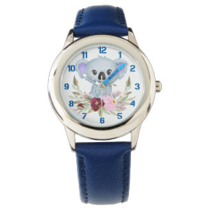 Koala Bear med Blommigt andedräkt Armbandsur