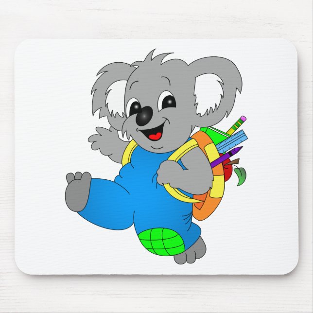 Koala Bear med ryggsäck Musmatta (Framsidan)