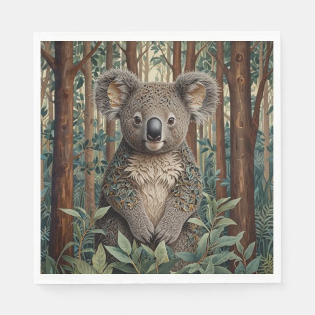 Koala Bear Pappersservett (Framsidan)