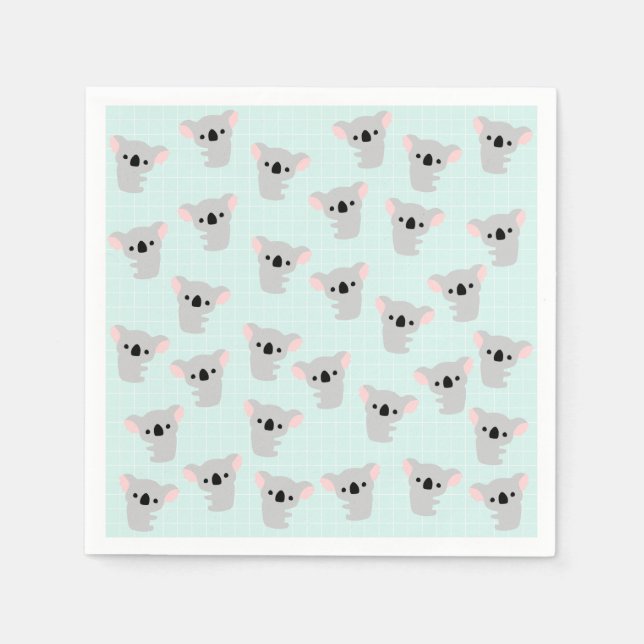 Koala Bear Pappra Napkins Pappersservett (Framsidan)
