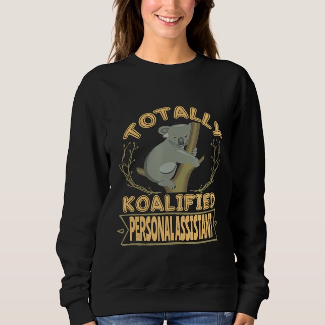 Koala Bear Personal Assistant T Shirt (Framsida)