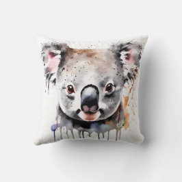 Koala Bear porträtt Kudde