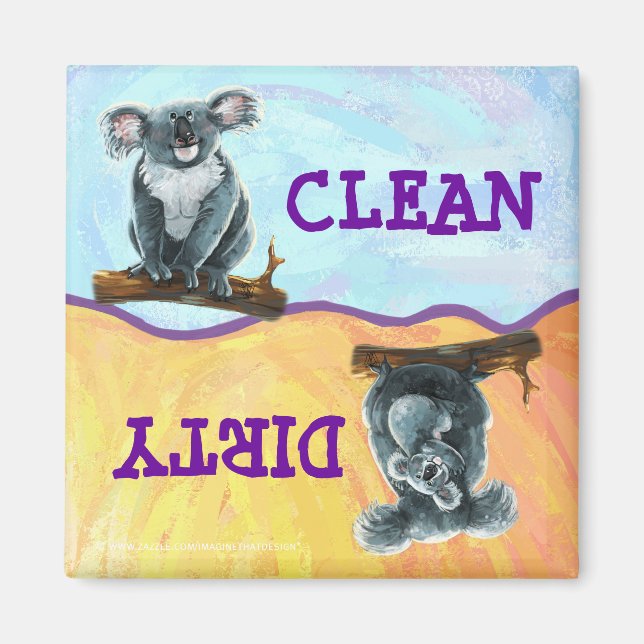 Koala Bear-presenter och tillbehör Magnet (Framsidan)