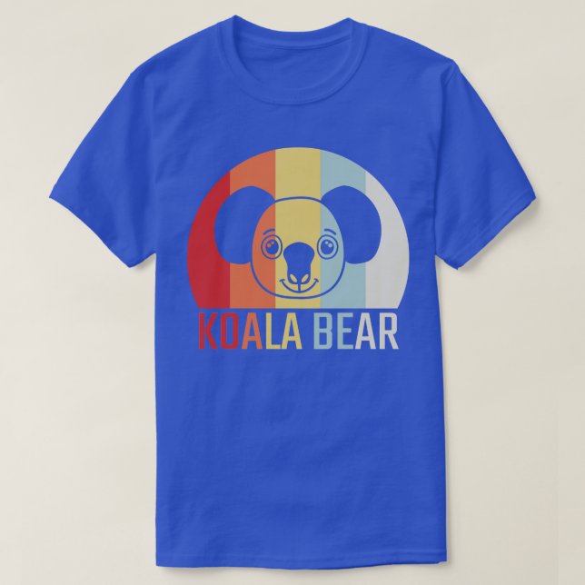 Koala Bear Retro 2 T Shirt (Design framsida)