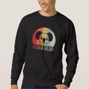 Koala Bear Retro Lång Ärmad Tröja