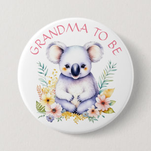Koala Bear Thémorma to be Baby Shower Knapp