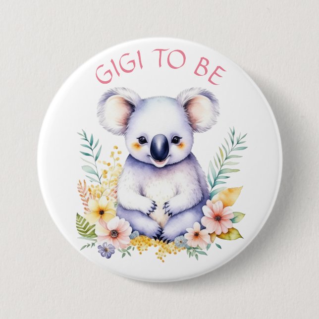 Koala Bear ThMB Gigi till babystövel Knapp (Framsida)