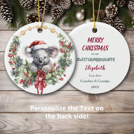 Koala Bear WAN Granddotters jul Julgransprydnad Keramik