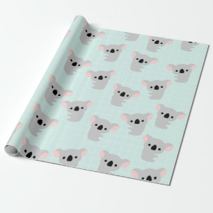 Koala Bear Wrapping Papprare Presentpapper