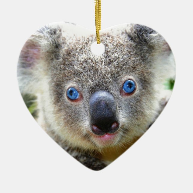Koala Bears Julgransprydnad Keramik (Framsidan)