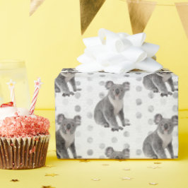Koala Bears på Polka dots Presentpapper