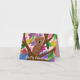 Koala Bears Valentine Card Helgkort