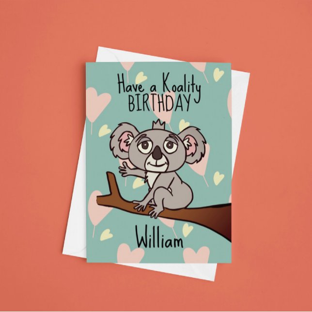 Koala Birthday Kort (Skapare uppladdad)