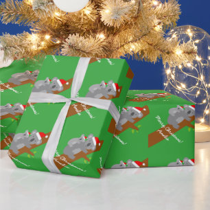 Koala björn anpassningsbar God jul innerförpacknin Presentpapper