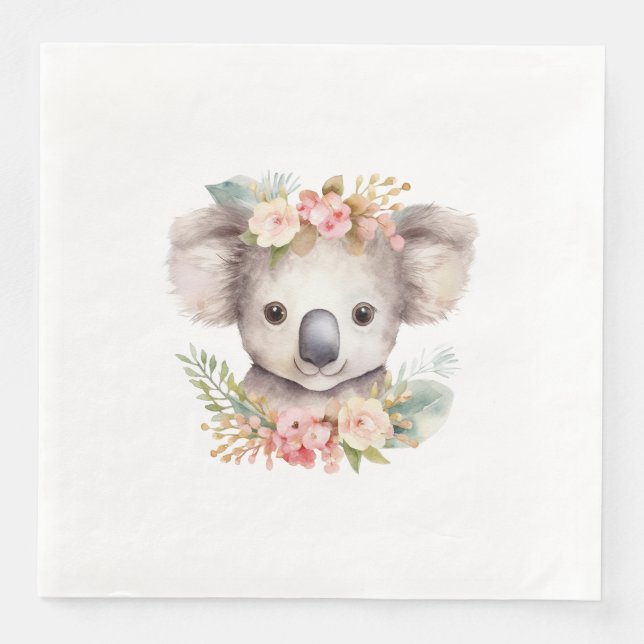 Koala Björn Australiensisk Pappersservett (Framsida)
