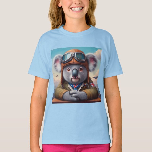 Koala,björn,djur,marsupisk,söt,adlig,lekfull T Shirt (Framsida)