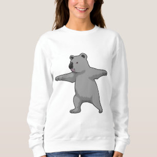 Koala björn i Yoga Fitness T Shirt