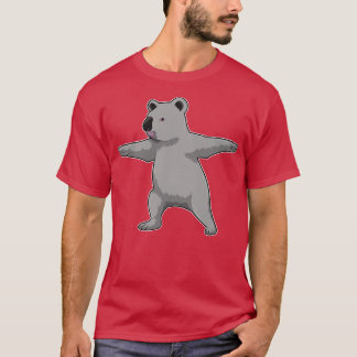 Koala björn i Yoga Fitness T Shirt
