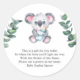 Koala Björn - Önskeljus Etikett
