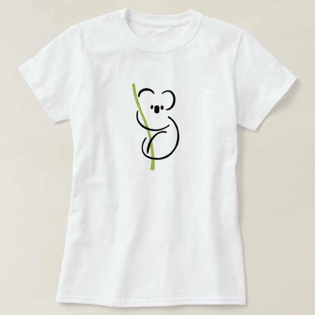 Koala Björn T-Shirt (Design framsida)