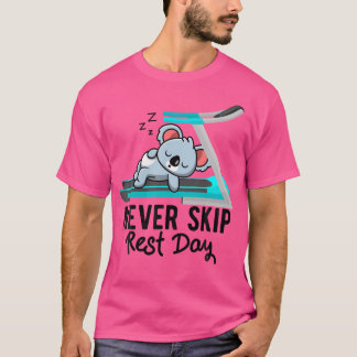 Koala Björn Träningsgym Träningsmaskin Motion Trän T Shirt